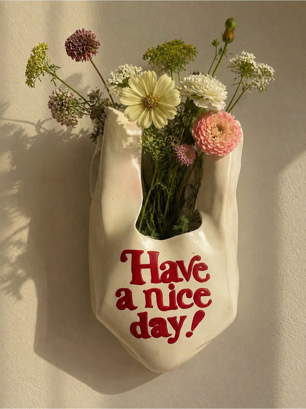 Emily Holmes Ceramics Wall Pocket
